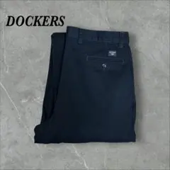 656]DOCKERSドッカーズ パッチロゴ ツータックチノパン スラックス古着