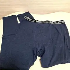 BRUNO VALENTINO ネイビー インナータイツ 〜LL〜