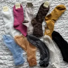 新品タグ付きあり　靴下　まとめ売り　靴下屋　チュチュアンナ　シースルー