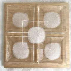 たち吉 あわ雪 ガラスプレート 菓子皿 銘々皿 5枚組のサムネイル