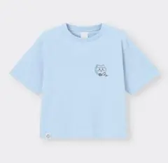 GU 水色 ハチワレ　Tシャツ　ちいかわ