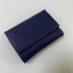 【新品】紺色　ミニ財布　キーケース　一体