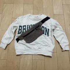 branshes ホワイトトレーナー 110サイズ