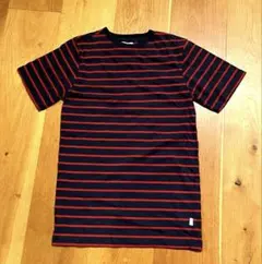 SATURDAYS SURF NYC ボーダー Tシャツ ネイビー レッド
