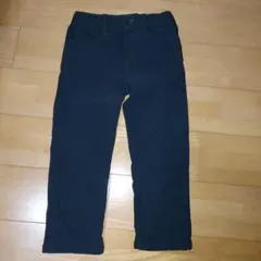 COMME CA ISM ネイビー ストレートパンツ 100A