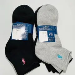 ポロラルフローレン ワンポイントショートソックス 3足 × 2セット