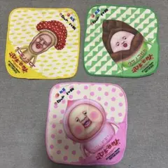 松屋 こびとづかん オリジナルこびとタオル 3枚セット 未使用