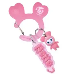 TWICE LOVELYS アクリルカラビナフロッキーマスコット モモ
