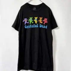 グレイトフルデッド ダンシングベア Tシャツ クルーネック 半袖 S音楽フェス
