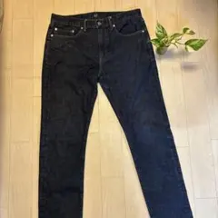 GAP ダークブルー ストレートデニムパンツ