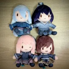 プロセカ ふわぷち ミニぬいぐるみ ニーゴ3組セット（BNW版）【進級後】 プロセカ ニーゴ ふわぷちミニぬいぐるみ 4種セット BNW版（進級後