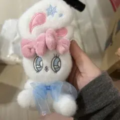 エスターバニー　スノーリボンマスコット ストラップ ぬいぐるみ キーホルダー