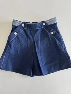 着用2回 Jacadi デニムスカート風ショートパンツ 116cmのサムネイル
