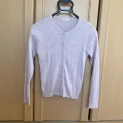 CINEMA CLUB 薄ピンクカーディガン