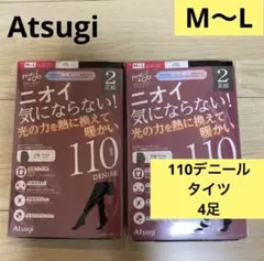 ②Atsugi アツギ タイツ me & do 110 M L