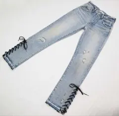新品✨️MOUSSY デニム SLITHEMSLIMSTRAIGHTのサムネイル