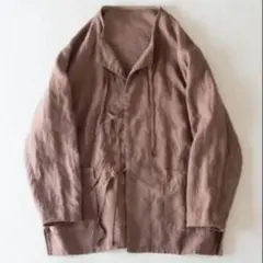 【ほぼ未使用】nest Robe CONFECT リネン ノーカラーブルゾン 19.jpg