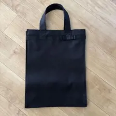 シンプルリボン/フォーマルサブバッグ/卒入学/学校行事/A4縦型/BLACK