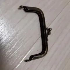 ８㎝　角　がま口　口金　５個セット　アンティークゴールド