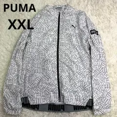 美品✨PUMA ゴルフ ロゴ グラフィック EXVENT ジャケット　XXL