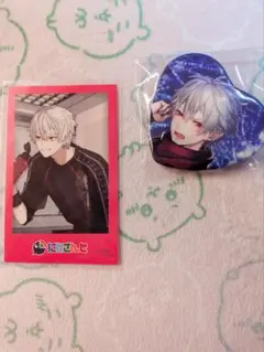 にじさんじ 葛葉 まねきねこコラボ ホワイトデーグッズ セット 缶バッジ カード