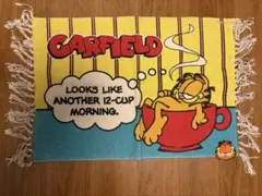 ガーフィールド コットンフロアマット 12-CUP タグ付き Garfield