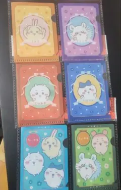 ちいかわ 100均コラボ ミニクリアフォルダー3種セット☆