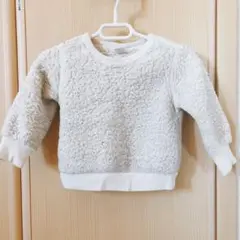 【80cm】BabyGAP ギャップ　ボアトレーナー　スウェット　トップス　長袖