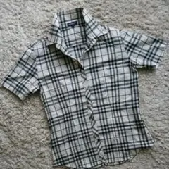 希少Lサイズ♪BURBERRY London 半袖ブラウス
