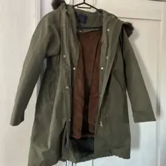 AMERICAN HOLIC　2WAY　ファー付モッズコート