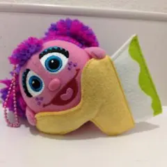 セサミストリート　アビーちゃんぬいぐるみ キーホルダー　ブラシver. レアのサムネイル
