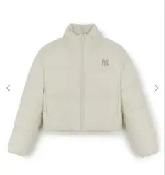 アイボリー ニューヨーク・ヤンキース ダウンコート