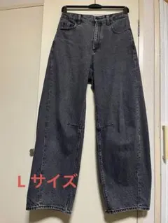 GU バレルレッグジーンズ　Ｌ