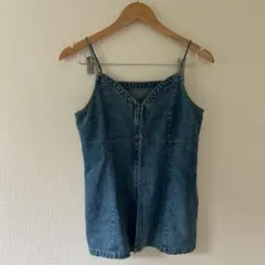 【匿名配送】アングリッド デニム キャミソール Fサイズ チュニック ブルーのサムネイル