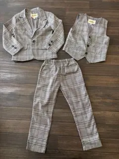 【100〜110cm】フォーマルスーツ 3点セット男の子