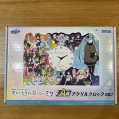 プロジェクトセカイ「壊れたセカイと歌えないミク」一番くじ景品A賞アクリルクロック