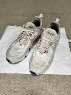 NIKE Air Max 270 スニーカー 26.5cm ホワイト×ピンク