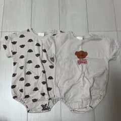 ベビーロンパース2点セット ミッフィー