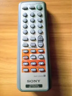 SONY オーディオリモコン RMT-CM30。MDsystem