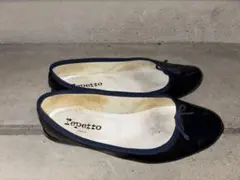 ❗️最終値下げ❗️repetto ネイビー　パンプス　バレエシューズ