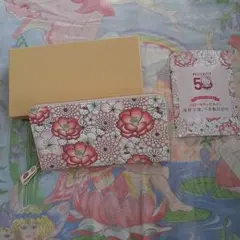 新品未使用 ハローキティ 花あそび 浅草文庫 牛革製 長財布のサムネイル
