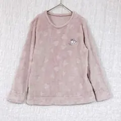 3596 サンリオ　ハローキティ　フリースカットソー　ルームウェア　日本限定　M