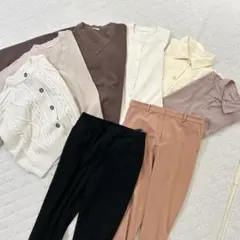GU、UNIQLO合わせ8点セット