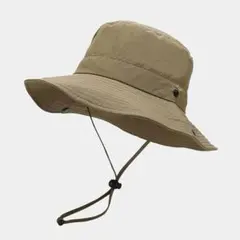 サファリハット 折りたたみ 帽子 アウトドア カーキ 日除け 夏 日焼け対策
