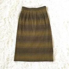 ココデメール 馬里邑 ブラウン系 ストレッチ タイトスカートMのサムネイル