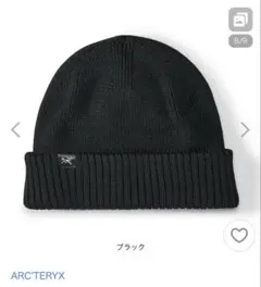 ARC'TERYX ブラック ニット帽 CA#34438 - メルカリ