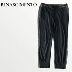 RINASCIMENTO ジョガーパンツ ブラック 無地 【M】 イタリア製