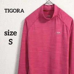 vintage【TIGORA】美品 レディース 長袖 スポーツウェア ピンク S