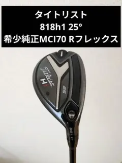 Titleist 818H1 5番ユーティリティ25度 ヘッドカバー付 Titleist 818H1 5番ユーティリティ25度 ヘッドカバー付