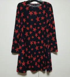 【未着用】トゥービーバイ アニエスベー 星柄 ニット チュニック ワンピース